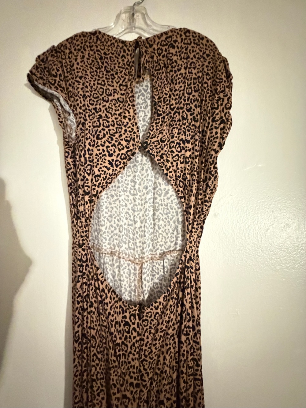 Reformation Mayer Wide-Leg Jumpsuit in cheetah - Picture 5 of 8